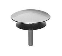 TAPPARELLO IN OTTONE CROMATO PER COLONNA VASCA Cromo