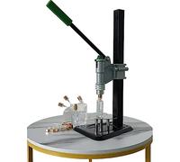Tappatore Manuale per Bottiglia di Profumo, Tappatore per Bottiglia Spray da 13-15 mm, Tappatore per Pressa Inossidabile, Aggraffatrice per Bottiglia Regolabile in Altezza, per Profumo/Olio Essenzia