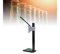 Tappatore per Bottiglie di Birra in Ferro per Banco di Produzione Domestica, Tappatore Manuale per Bottiglie di Birra Robusto e Compatto con Base Antiscivolo, Adatto a Varie