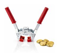 TAPPATRICE 2 leve in ferro ETER130 + 100 tappi a corona con Ø 26mm