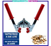 tappatrice a due leve manuale per tappi a corona 26mm tappa bottiglie birra