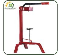 TAPPATRICE A LEVA MINI PER TAPPI DI SUGHERO IN ACCIAIO A CAVALLETTO E PIATTELLO