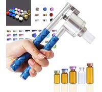 tappatrice manuale, Macchina sigillatrice manuale da 13/15/20 mm, pinza for tappatura, strumento for fiale, for alluminio-plastica/tutto alluminio(Aluminumplastic,15mm)