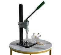 Tappatrice manuale per bottiglie con altezza regolabile e design a leva per una facile sigillatura di bottiglie di profumo e olio essenziale