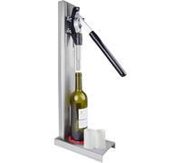 Tappatrice manuale per bottiglie di vino, altezza regolabile con base antiscivolo, perfetta per la vinificazione domestica e uso professionale