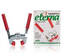 Tappatrice Manuale per Tappi Corona Eterna OMAC + 100 Tappi ORO - Made in Italy