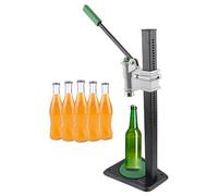 Tappatrice manuale per tappi di bottiglia a corona da 26/29 mm, altezza regolabile, ideale per birra, bottiglie di olio e bevande gassate