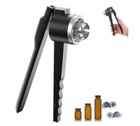 tappatrice manuale, Sigillatrice portatile for bottiglie con tappo a strappo in alluminio da 11/13/20 mm, tenuta regolabile, crimpatrice for fiale a ribalta, tappatura rapida(13mm)