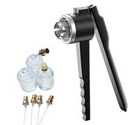 tappatrice per bottiglie， Crimpatrice for fiale in acciaio inossidabile for bottiglie di profumo, Strumenti for tappare la chiusura vetro, Maniglia rotonda, for a mano for sigillare(15mm)