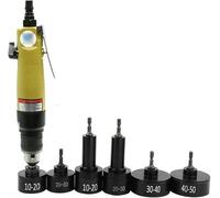 Tappatrice pneumatica per bottiglie - Strumento di tenuta regolabile per bottiglie di plastica da 10-50 mm, macchina resistente con velocità di 2500 giri/min per tappatura efficiente