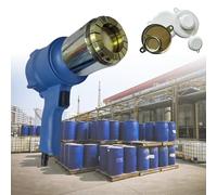 Tappatrice pneumatica per fusti da 200 litri, dispositivo di sigillatura con 16 ganasce temprate per un serraggio efficiente del tappo, adatto per fusti Φ35 mm e Φ75 mm