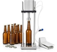 Tappatrice Semiautomatica Per Bottiglie, Tappatrice Pneumatica Per Bottiglie Di Vetro, Tappatrice Per Bottiglie Di Birra Fatta In Casa, Compatibile Con Tubi Da 8 Mm E 12 Mm, Con Pedale, Per