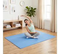 vidaXL Tappeti 12 pcs Blu 4,32 m² Schiuma EVA, Tappetini a puzzle interconnessi, proteggono il pavimento, perfetti per la palestra e il fitness