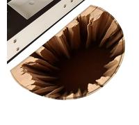 Tappeti 3D Illusione Ottica,Tappetino Morbido Lavabile E Assorbente | Tappeto Con Buco 3D Per Porta | per Camera da Soggiorno Bagno Ingresso Interno Esterno Ufficio Dormitorio Appartamento Fattoria Ho