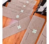 Tappeti. 5 pezzi con tappetini autoadesivi antiscivolo for scale lavabili for bambini, anziani e animali domestici(C,70x22cm)