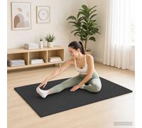 vidaXL Tappeti 50 pcs Nero 18 m² Schiuma EVA, Tappetini a puzzle interconnessi, proteggono il pavimento, perfetti per la palestra e il fitness