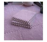 tappeti a puzzle tappeti, Confezione da 10 piastrelle in schiuma ad incastro multicolore 12x12 pollici(Pink)