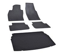 Tappeti Abitacolo e Baule in Gomma Compatili con VW Polo VI (AW) dal 2017-