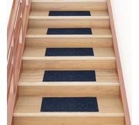 Tappeti Adesivi Rettangolari per Scale 15 pz 60x25 cm Blu (3,21KG)