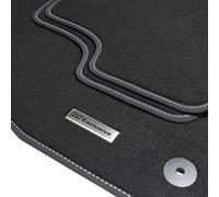 Tappeti Auto Audi A4 B8 8K Passgenau Set 4, Logo Inox, Nero 2008-2015