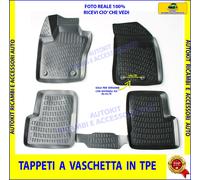 Tappeti auto in Gomma TPE a Vaschetta Specifici COMPATIBILI per JEEP Renegade