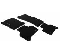 Tappeti Auto in Velluto colore nero con ricamati per Jaguar XE dal 2015- 2WD