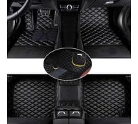Tappeti Auto per Cupra TERRAMAR ab 2025, Antiscivolo Impermeabile in Pelle PU Tappetini Auto Personalizzati Tappetino Auto Interni Accessori,Black-Left steering wheel