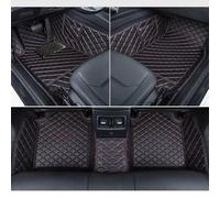 Tappeti Auto per Mazda CX-30 2019-2025, Antiscivolo Impermeabile in Pelle PU Tappetini Auto Personalizzati Tappetino Auto Interni Accessori,Red-Left steering wheel