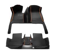 Tappeti auto Per Talisman 2012 2013 2014 5 Posti Tappetini Tutte Le Stagioni Tappetino Bagagliaio Anteriore E Posteriore Tappetini Gomma(Black orange)