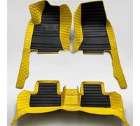 Tappeti auto Per Talisman 2012 2013 2014 5 Posti Tappetini Tutte Le Stagioni Tappetino Bagagliaio Anteriore E Posteriore Tappetini Gomma(Yellow black)