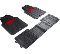 Red Bull Set tappetini per furgoni Mod. 005 in PVC 3 pezzi Nero/Rosso