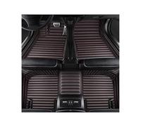 Tappeti auto Tappetini auto in pelle a righe 5D personalizzati per BMW i7 2023 2024 accessori interni moquette(B 5 Seat)