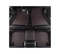 Tappeti auto Tappetini auto in pelle a righe 5D personalizzati per Palisade 2020-2023 accessori interni moquette(B 5 Seat)