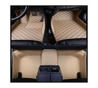 Tappeti auto Tappetini Auto In Pelle Adatti A Tutte Le Stagioni Per Mazda MX-5 2009-2014 Il Supporto Antiscivolo È Progettato Offrire Trazione Tappetini Gomma(Beige)
