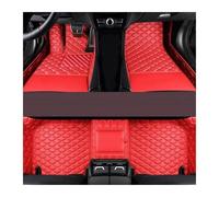 Tappeti auto Tappetini Auto In Pelle Per Tutte Le Stagioni Per A5 8TA Sedan A Quattro Porte 2010-2016 Rivestimenti Per Pavimenti Per Auto Tappetini Gomma(Rosso)