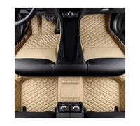 Tappeti auto Tappetini Auto In Pelle Per Tutte Le Stagioni Per A5 8TA Sedan A Quattro Porte 2010-2016 Rivestimenti Per Pavimenti Per Auto Tappetini Gomma(Beige)