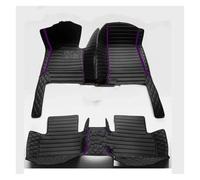 Tappeti auto Tappetini Auto Per BMW Serie 3 GT F34 2013-2020 Set Di Tappetini Anteriori E Posteriori Tappetini Gomma(Black purple)