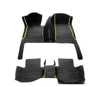 Tappeti auto Tappetini Auto Per BMW Serie 5 F11 2011-2016 5 Posti Set Di Tappetini Anteriori E Posteriori Tappetini Gomma(Black yellow)