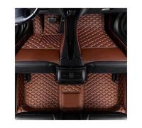 Tappeti auto Tappetini Auto Per BMW Serie 5 G30 2018-2022 Set Di Tappetini Anteriori E Posteriori Tappetini Gomma(Marrone)