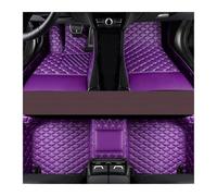 Tappeti auto Tappetini Auto Per BMW Serie 5 G30 2018-2022 Set Di Tappetini Anteriori E Posteriori Tappetini Gomma(Viola)