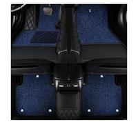 Tappeti auto Tappetini Auto Per BMW Serie 7 F01 2009-2012 Set Di Tappetini Anteriori E Posteriori Tappetini Gomma(Black bule)