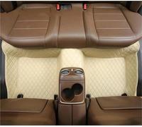 Tappeti Auto Tappetini Auto Per Polo 6r 2019-2021 In Pelle Uomo Donna Diamante Personalizzato Antiscivolo Lusso Interno 1 Pezzo Accessorio Auto Auto Tappetini(Back Row-Beige)