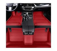 Tappeti auto Tappetini In Pelle Per Cadillac Per SRX 2004-2012 2013 2014 2015 2016 Tappetini Gomma(Rosso)