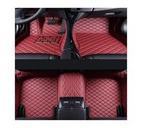 Tappeti auto Tappetini Per Cadillac Per SRX 2004-2016 Adatti Tutte Le Stagioni Bagagliaio Anteriore E Posteriore Tappetini Gomma(VINO ROSSO)