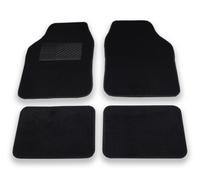 Tappeti auto universali feltro nero set 4 pezzi, 2 anteriori 2 posteriori 6102