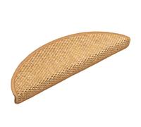 Tappeti Autoadesivi Scale Aspetto Sisal 30 pz 56x17x3 cm Sisal