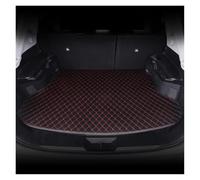 Tappeti Bagagliaio Per BMW Serie X1 2016 2017 2018 2019 Tappetini Per Bagagliaio Personalizzati In Pelle PU Tappetino Per Bagagliaio Auto Tappetino Bagagliaio(Nero rosso)
