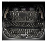 Tappeti Bagagliaio Per Range Rover Per Evoque 2020 Bagagliaio Di Un'auto Zerbino Tronco Cargo Fodera In Pelle Vano Carico Pavimento Tappeto(Beige line,SET)