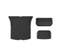 Tappeti Bagagliaio Per Tesla Per Model Y 2020-2024 Tappetini Bagagliaio Anteriori E Posteriori In TPE Impermeabili Resistenti Alle Intemperie Vasca Baule(3in1 Full Set)