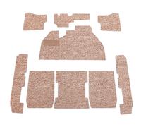 Tappeti beige per Volkswagen Maggiolino 1200 / 1300 Berlina (08/1972-), con p...